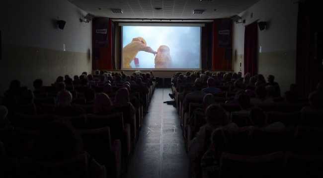 Proiezione del corto Ronzio di Nicolò Donatini durante Malescorto 20251