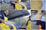 Fuoco acceso sotto i paioli: a Cuzzego via alla Sagra della polenta