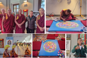 La pace: una mostra sul Dalai Lama e un mandala realizzato dai monaci. A Domodossola